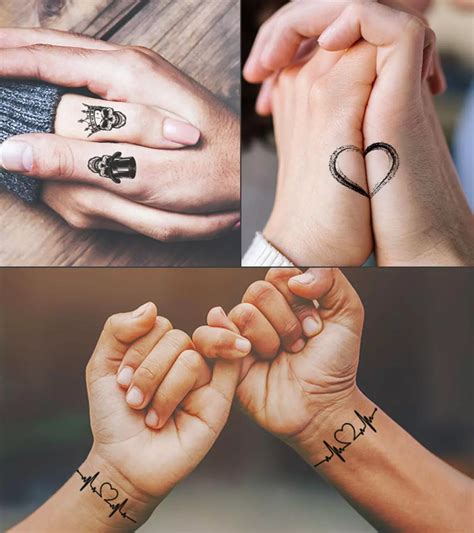 partner tattoos finger|love matching tattoos for couples.